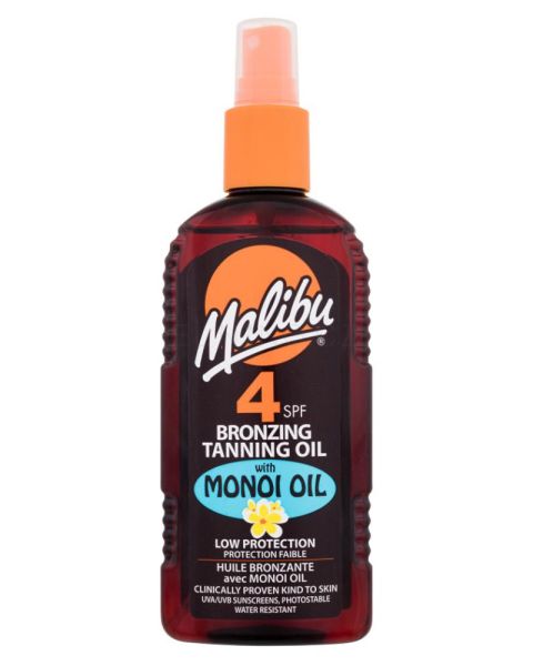 Malibu Bronzing Tanning Oil SPF 4 With Monoi Oil Malibu Bronzing Tanning Oil SPF 4 With Monoi Oil
