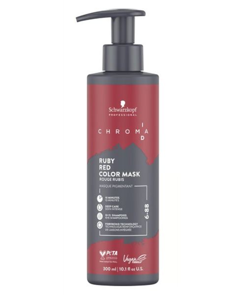Schwarzkopf Chroma ID Color Mask Ruby Red 6-88 Schwarzkopf Chroma ID Color Mask Ruby Red 6-88