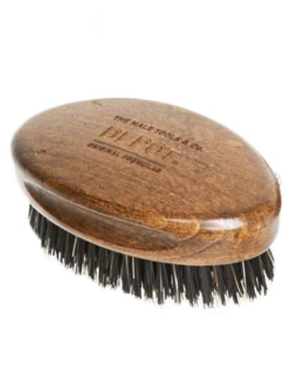 Depot Beard Brush Wood - Skægbørste i træ (Stor) (U) Depot Beard Brush Wood - Skægbørste i træ (Stor) (U)