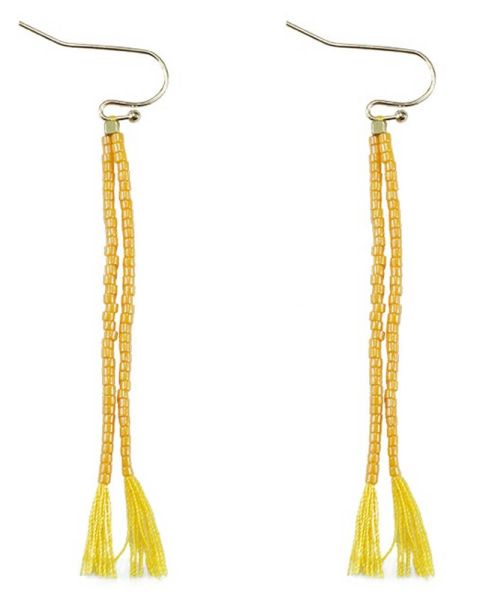 Everneed Nille Tassel earrings Yellow (U) Everneed Nille Tassel earrings Yellow (U)