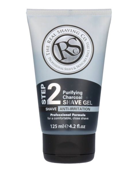 The Real Shaving Co Purifying Charcoal Shave Gel Step 2 The Real Shaving Co Purifying Charcoal Shave Gel Step 2