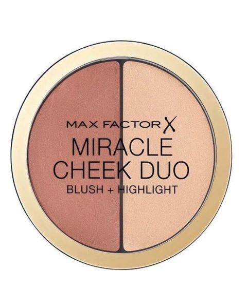 Max Factor Miracle Cheek Duo Blush + Highlight 20 Brown Peach & Champagne Max Factor Miracle Cheek Duo Blush + Highlight 20 Brown Peach & Champagne