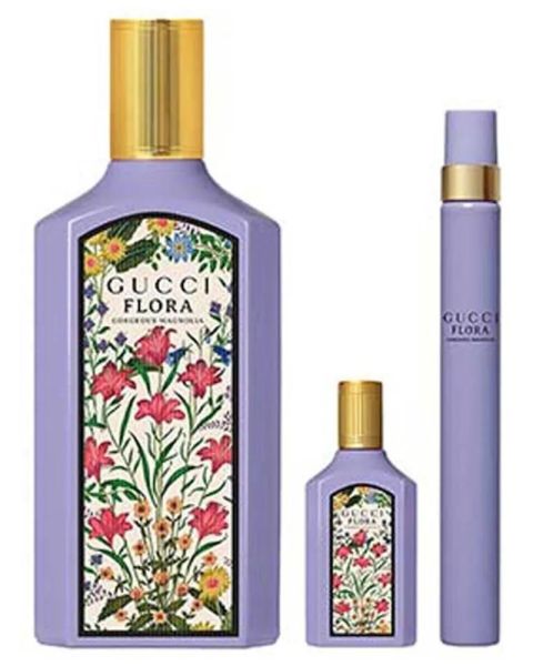 Gucci Flora Gorgeous Magnolia EDP Gift Set Gucci Flora Gorgeous Magnolia EDP Gift Set