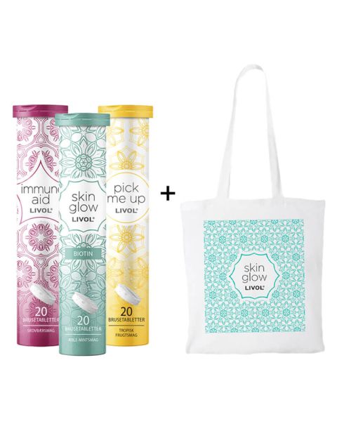 3 x Valgfrie Livol Brus + Gratis Pose 3 x Valgfrie Livol Brus + Gratis Pose