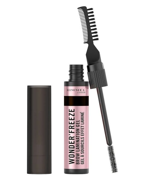 Rimmel London Wonder'Freeze Brow Lamination Gel 004 Deep Brown Rimmel London Wonder'Freeze Brow Lamination Gel 004 Deep Brown