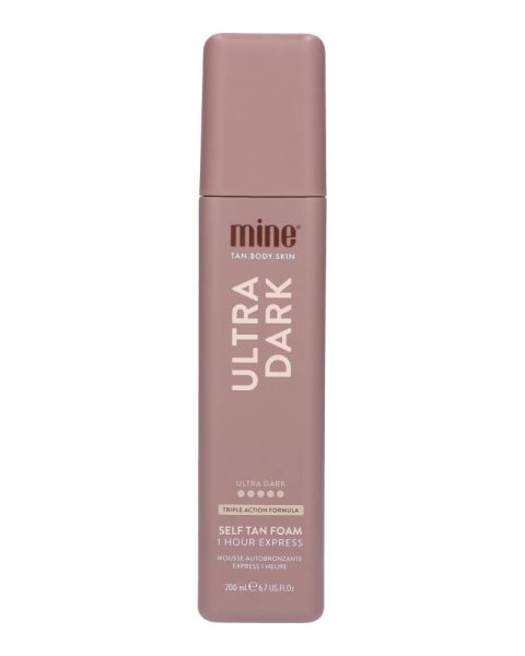 MineTan Ultra Dark Self Tan Foam 1 Hour Express