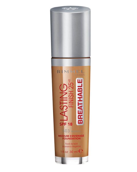 Rimmel Lasting Finish 25th Breathable SPF 20 504 Deep Mocha