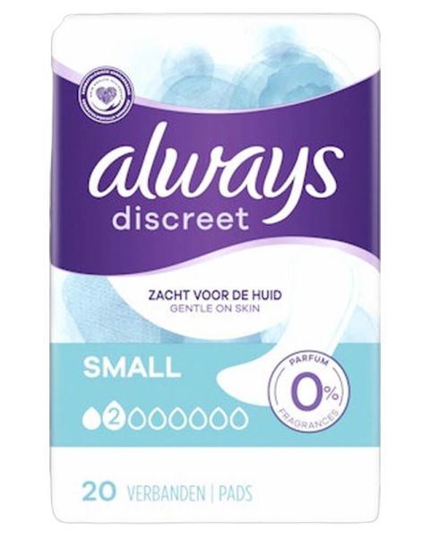 Always Discreet Small 0% Incontinence Pads