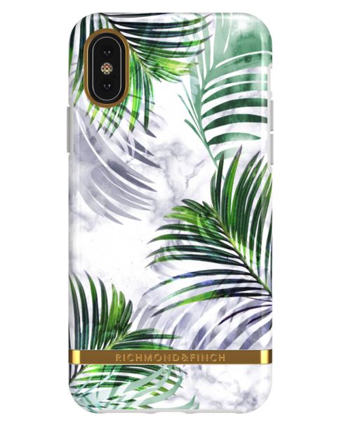 Richmond And Finch White Marble Tropics iPhone X/XS Cover Richmond And Finch White Marble Tropics iPhone X/XS Cover