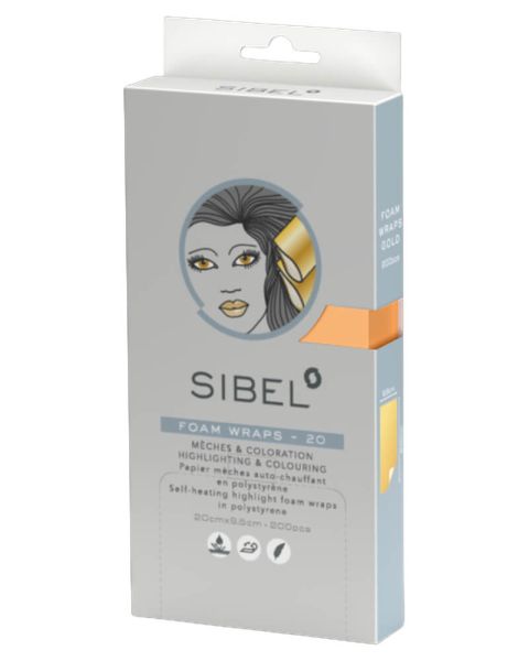 SIBEL Highlight Foam Gold 9.5cmx20cm 200pcs Ref. P000130