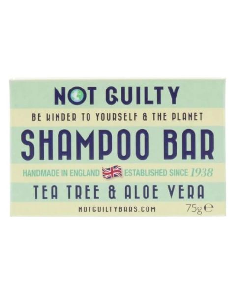 Not Guilty Shampoo Bar Tea Tree & Aloe Vera Not Guilty Shampoo Bar Tea Tree & Aloe Vera