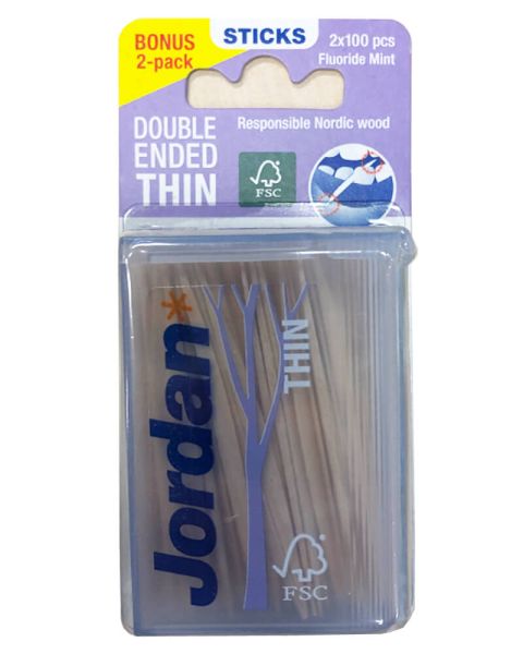 Jordan Dental Stick Thin 2-pack Jordan Dental Stick Thin 2-pack