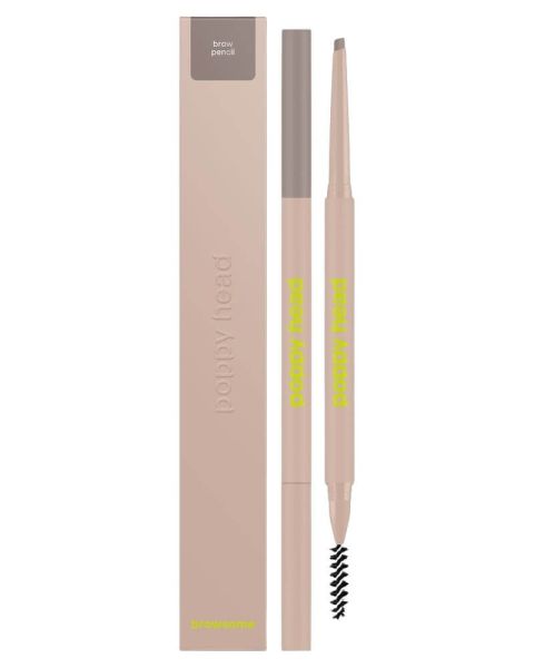 Poppy Head Browsome Brow Pencil 02 - Neutral Brown Poppy Head Browsome Brow Pencil 02 - Neutral Brown