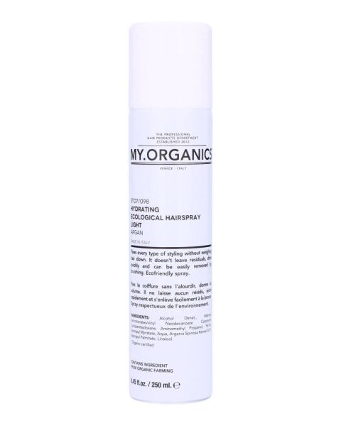 My.Organics The Organic Hydrating Ecological Hairspray Light My.Organics The Organic Hydrating Ecological Hairspray Light