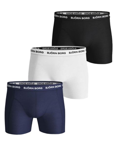 Björn Borg Essential 3-pack Cotton Stretch Shorts - Size XXL