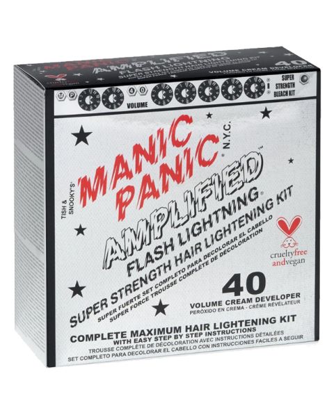 Manic Panic Flash Lightning Bleach Kit 40VOL 12% Cream Developer