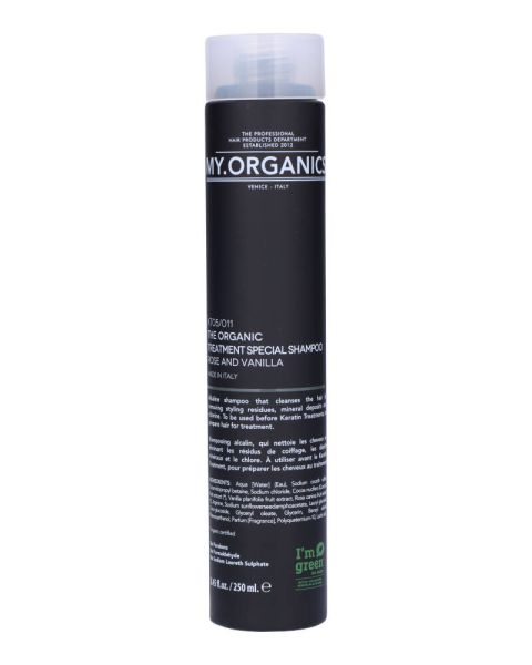 My.Organics The Organic Treatment Special Shampoo Rose And Vanilla (U)