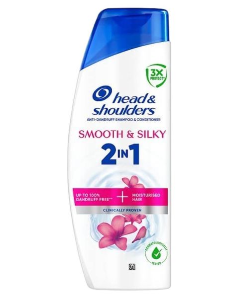 Head & Shoulders Smooth & Silky 2-in-1 Anti-Dandruff Shampoo Head & Shoulders Smooth & Silky 2-in-1 Anti-Dandruff Shampoo