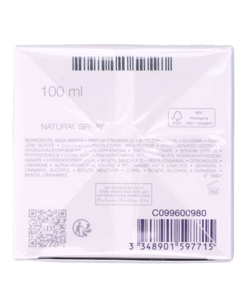 Dior J'adore Parfum D'eau Alcohol-Free EDP Dior J'adore Parfum D'eau Alcohol-Free EDP