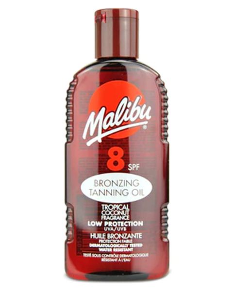 Malibu Bronzing Tanning Oil SPF 8