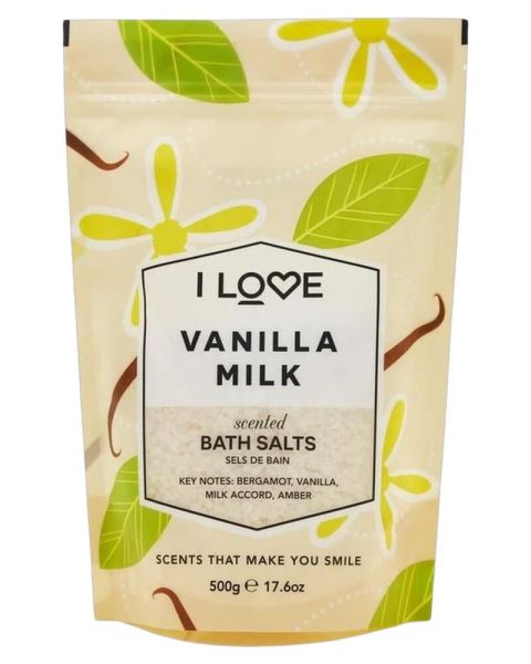 I love... Scented Bath Salts - Vanilla Milk I love... Scented Bath Salts - Vanilla Milk