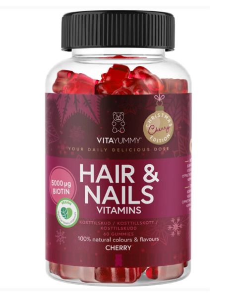 Hair & Nails Vitamins Cherry Christmas Edition