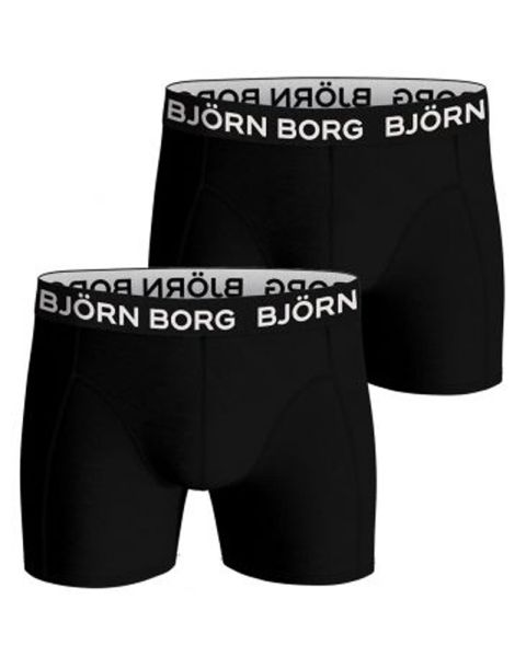 Björn Borg Bamboo Cotton Blend Boxer 2-pack Black Str. XXL Björn Borg Bamboo Cotton Blend Boxer 2-pack Black Str. XXL