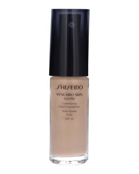 Shiseido Synchro Skin Glow Luminizing Face Foundation SPF20 3 Golden Shiseido Synchro Skin Glow Luminizing Face Foundation SPF20 3 Golden