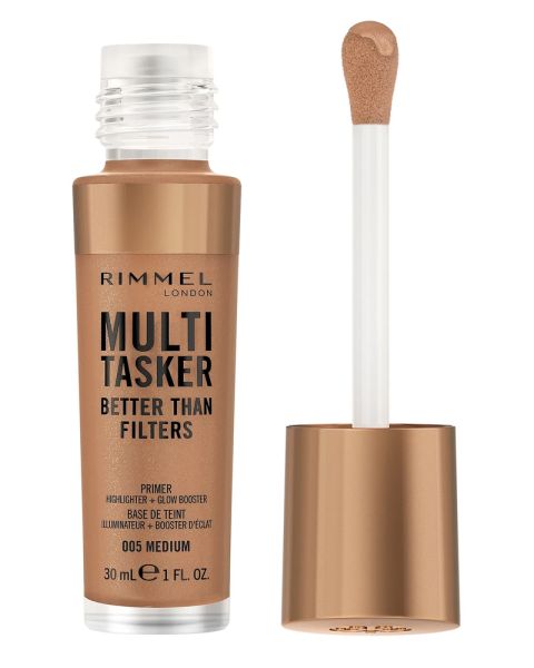 Rimmel London Multi Tasker Better Than Filters Primer Highliger + Glow Booster 005 Medium