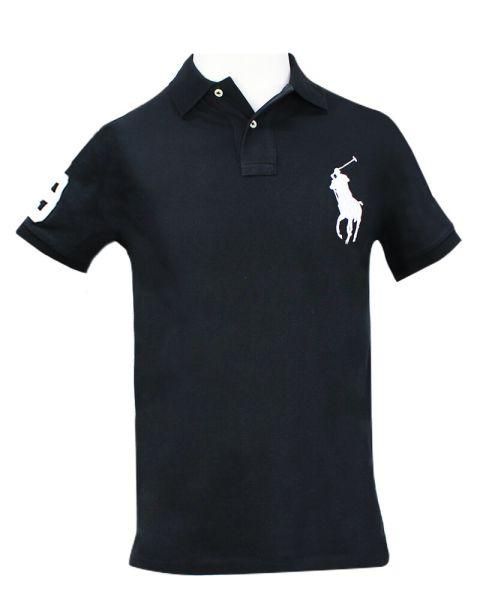 Ralph Lauren Custom Slim Fit Polo Black M