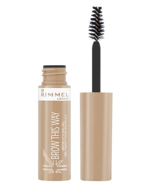 Rimmel Brow This Way Styling Gel With Argan Oil 001 Blonde Rimmel Brow This Way Styling Gel With Argan Oil 001 Blonde