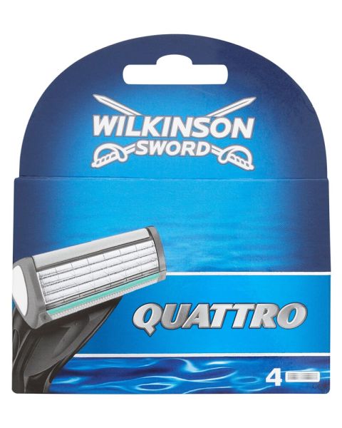 Wilkinson Sword Quattro Blades 4pak Wilkinson Sword Quattro Blades 4pak