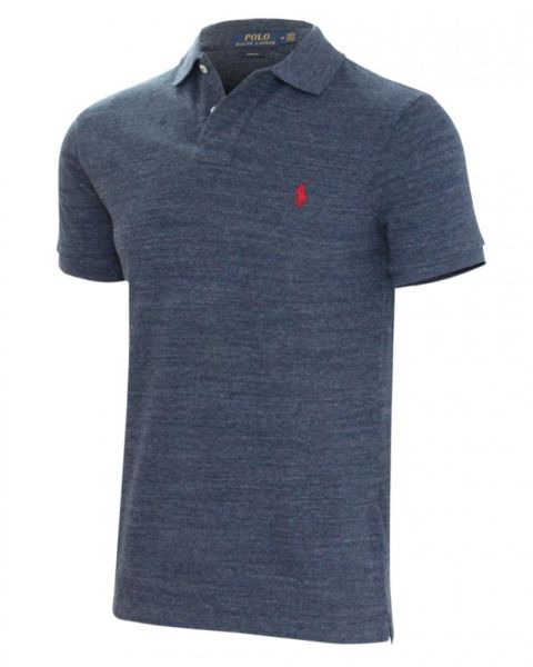 Polo Ralph Lauren Slim Fit Polo Blue Str XXL Polo Ralph Lauren Slim Fit Polo Blue Str XXL