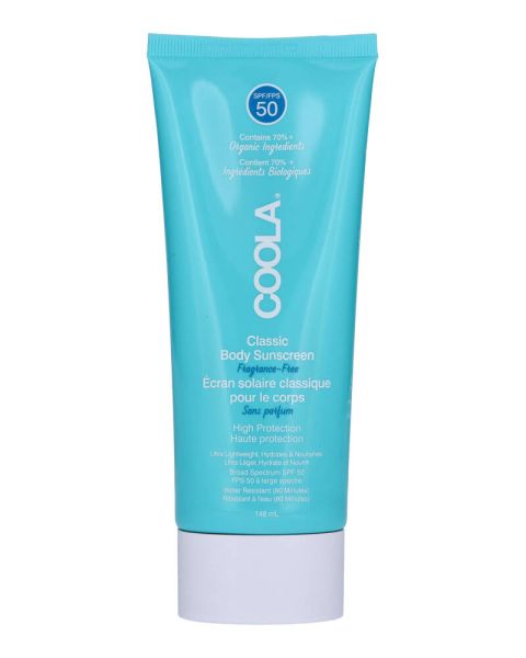 Coola Classic Body Sunscreen Fragrance Free SPF 50