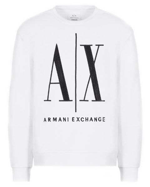 Armani Exchange Man Sweatshirt White XL Armani Exchange Man Sweatshirt White XL