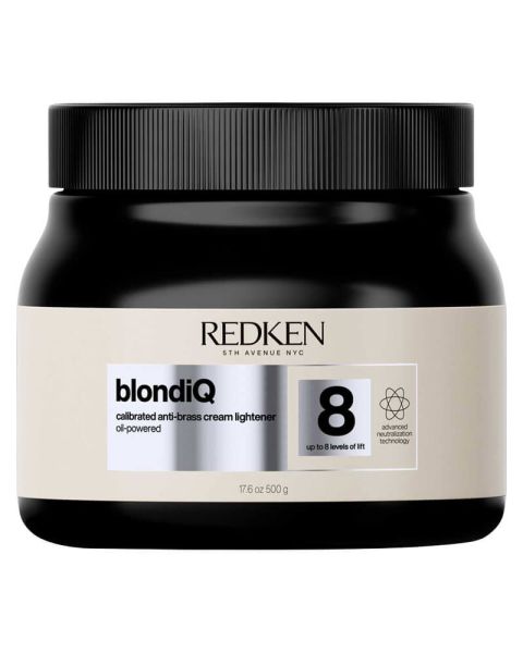 Redken BlondiQ 8 Calibrated Anti‑Brass Cream Lightener Redken BlondiQ 8 Calibrated Anti‑Brass Cream Lightener