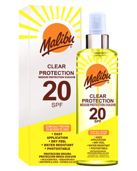 Malibu Clear Protection Sun Spray SPF 20 Malibu Clear Protection Sun Spray SPF 20