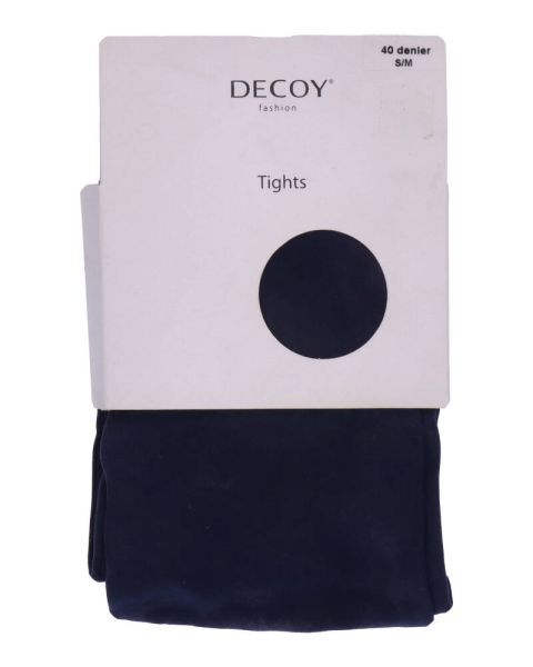 Decoy Fashion Tights 40 Denier Navy S/M Decoy Fashion Tights 40 Denier Navy S/M