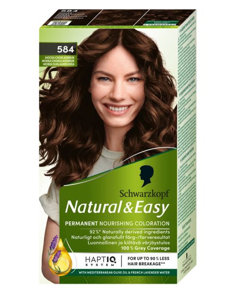 Schwarzkopf Natural & Easy 584 Mocca Chocolate Brown