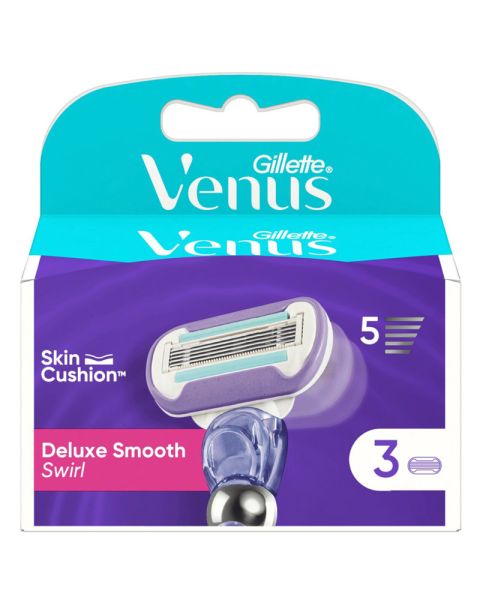 Gillette Venus Deluxe Smooth Swirl 3-pak Gillette Venus Deluxe Smooth Swirl 3-pak
