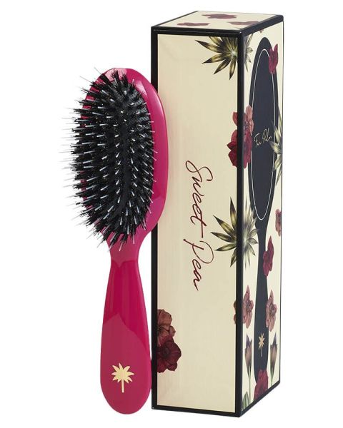 Fan Palm Hair Brush Small - Sweet Pea Fan Palm Hair Brush Small - Sweet Pea