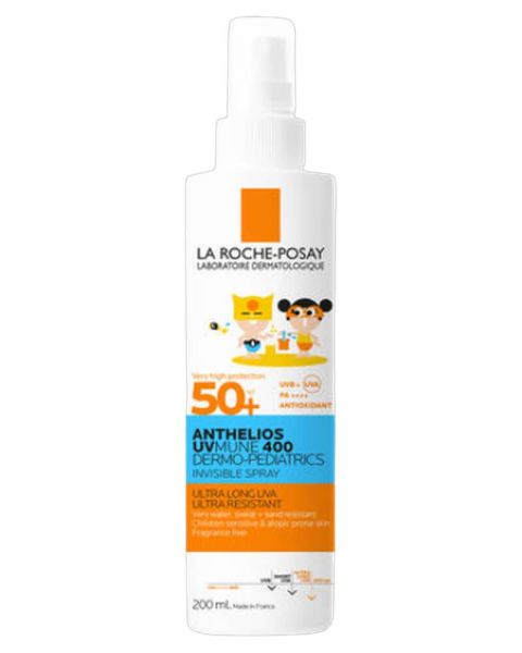 La Roche-Posay Anthelios UVMune 400 Dermo-Pediatrics Invisible Spray SPF50+ La Roche-Posay Anthelios UVMune 400 Dermo-Pediatrics Invisible Spray SPF50+