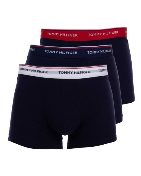 Tommy Hilfiger Premium Essentials Low Rise Trunk 3-Pack Navy Str. M Tommy Hilfiger Premium Essentials Low Rise Trunk 3-Pack Navy Str. M