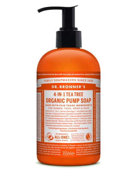 Dr. Bronner's Organic Pump Soap Tea Tree