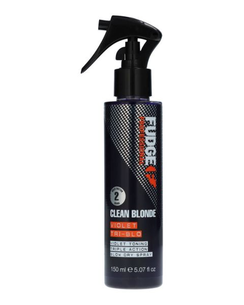 Fudge Clean Blonde Violet Tri-Blo Violet Toning Triple Action Blow Dry Spray Fudge Clean Blonde Violet Tri-Blo Violet Toning Triple Action Blow Dry Spray