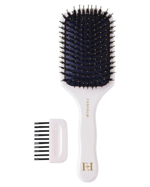 Fan Palm Boar- & Nylon Hairbrush Fan Palm Boar- & Nylon Hairbrush