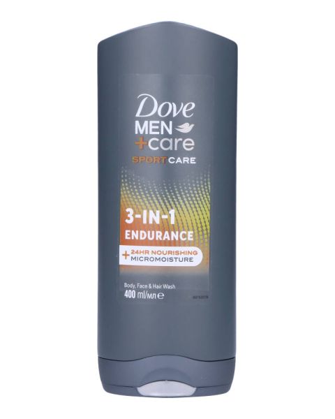 Dove Men + Care Sports Care 3-In-1 Endurance Body, Face & Hair Wash