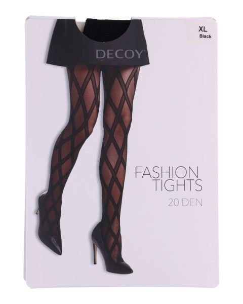 Decoy Fashion Tights (20 DEN) Black XL Decoy Fashion Tights (20 DEN) Black XL