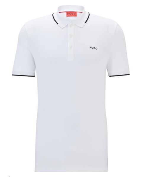 Hugo Boss Dinoso Polotrøje Hvid Str. L Hugo Boss Dinoso Polotrøje Hvid Str. L