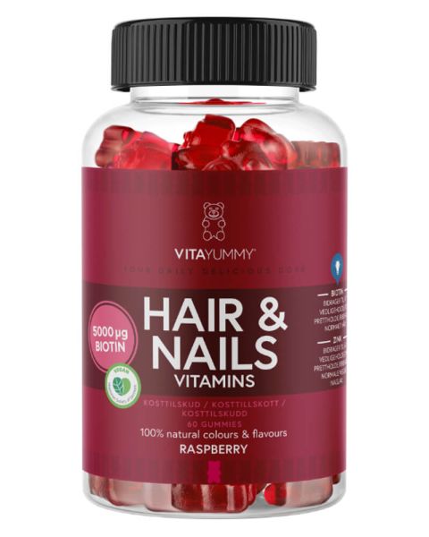 Vitayummy Hair & Nails Vitamins Raspberry Vitayummy Hair & Nails Vitamins Raspberry